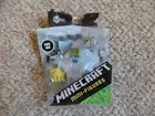 Minecraft Stone Series 2 Minifigures Set Ocelot Zombie Silverfish Mini-figures
