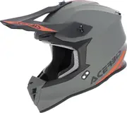 Acerbis Linear, motocross helmet , color: Matt Grey/Black/Orange , size: M