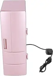 [QANYEGN] USB Mini Refrigerator, Mini Skin Care Fridge, Heat Preservation Refrigerator for Skincare, Beverage, Home, Office and Car