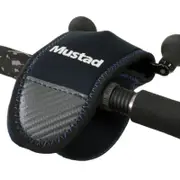 Medium Mustad Neoprene Fishing Reel Cover to Suit Baitcaster Reels-Baitcaster Reel Case