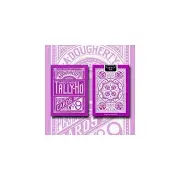 TALLY HO REVERSE FAN BACK LAVENDER DECK PLAYING CARDS ALOY STUDIOS MAGIC TRICKS