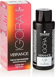 Schwarzkopf Professional Igora Vibrance Tone on Tone Hair Colour, No. 5-88 Light Brown Red Extra, 60 ml