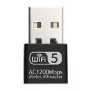1300Mbps USB WiFi Adapter for PC AC1300M USB WiFi Dongle 802.11ac Mini Wirele...