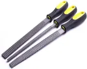 AihuiWood Rasp File Set 3 Pack Wood File Woodworking Files, Round, Half-round...