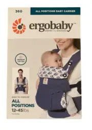 Ergobaby 360 Carrier 360 12-45lbs/Brand New/ Blue Elephant Dance