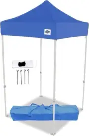 King Canopy Tuff Tent 5-Feet by 5-Feet Instant Pop up Canopy, 1-Inch Frame