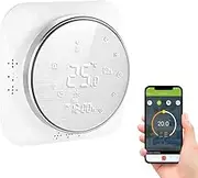 220V Wi-Fi Thermostat Programmable Thermostat 5+1+1 S Periods Voice APP Control Backlight Water Heating Thermoregulator Compat with Echo Home Tmall Genie Silver WiFi