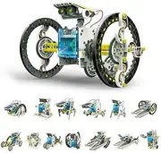 GREEN ENERGY DIY STEM 14-IN-1 KIT EDUCATION SOLAR ROBOT TOY MULTI
