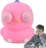 Chick Squeeze Toys,Eye Popping Cartoon Squeeze Toy - Soft Stretch Ball Stress Relief Funny Fidget Gadgets for Adults & Birthday