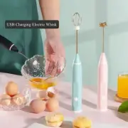 Portable USB Charger Electric Milk Frother Egg Beater Whisk