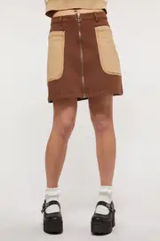 Hamlet Split Drill Skirt