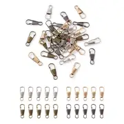 100pcs Lanyard Spring Hooks Antique Bronze Iron Snap Clip Fastener Hook 25x9mm