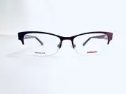New Carrera Eyeglasses Red Maroon Wayfarer Half Rim￼ Lucite CA5537 MSK 50 16 130