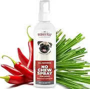 No Chew Spray for Dogs – 100% Natural Dog and Puppy Behavioral Training Aid – Dog Chewing & Biting Repellent – Alcohol Free Anti Chew Deterrent for Puppies and Older Dogs, Safe on All Surfaces, 8 oz