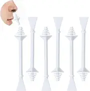 SUERBEATY - 60 Pieces Nose Wax Sticks, Nose Hair Wax Applicators with Disposable Spatulas for Cleaning Nostrils, Depilatory Wax for Nose, Ears and Ca