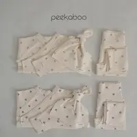 在飛比找蝦皮商城優惠-peekaboo 愛心新生兒套裝 ｜新生兒衣服 嬰兒 寶寶 