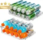 Soda Can Organizer, 2-Pack, Adjustable, Expandable, Fridge/Pantry Storage