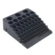 Maximise Tool Storage with 84 Hole Rack Organizer for Milling Cutter CNC Parts