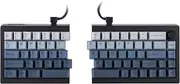 EPOMAKER Split65 Ergonomic Split Mechanical Keyboard, Wireless Bluetooth/2.4G/Wired, 3000mAh Battery, Hot Swappable, RGB Backlit, Metal Knob (Flamingo Switch)