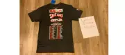Men’s adidas tshirt steve aoki autographed tour tshirt rare small new band tee