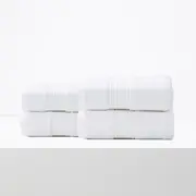 Renee Taylor Brentwood 650 GSM Low Twist 4 Pack Bath Sheet