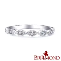 在飛比找momo購物網優惠-【BRILLMOND JEWELRY】25分 18K金 菱型