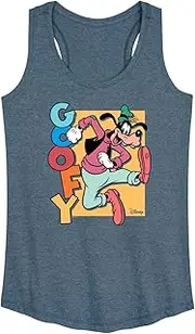 [Disney] Goofy - Women's Racerback Tank Top