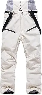 [HEYDHSDC] Unisex Ski Pants Snowboard Wear Winter Outdoor Warm Snow Sports Pants Men Women Skiing Trousers