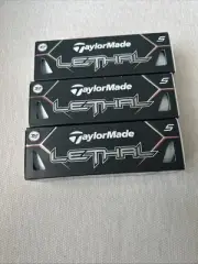 TaylorMade Lethal Golf Ball 9 Balls 3 Pack 5 Layer Technology NEW
