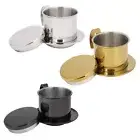 Vietnamese Stainless Steel Coffee Filter Drip Pot Maker Kitchen Pot Practical