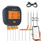 Wifi Meat Thermometer IBBQ-4T, Wireless Wifi BBQ Thermometer for Smoker, Oven