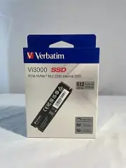 Verbatim Vi3000 512GB Storage PCIe NVMe M.2 2280 Internal Solid State Drive