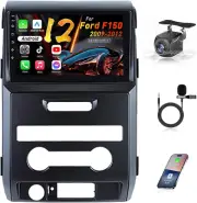 Car Radio Stereo for Ford F150 2009-2012: 4Core + 64G ROM 9 Inch Touch Screen Wi