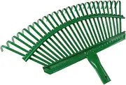 Thatching Leaf Rake Head Garden Rake Head Only Picking Leaves Lightweight Steel Replacement Accessory for Backyard Courtyard