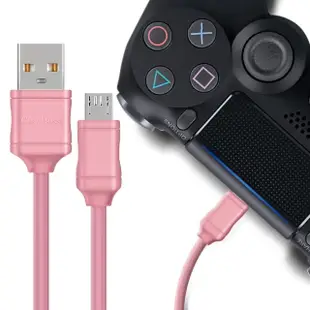 【City】for Micro to USB-A 充電傳輸線 300CM 2入(for SONY PS4 無線遊戲手把/遙控手把)