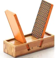 Knife Sharpener Kit- Whetstone Diamond Sharpening Stones- Grits 400 & 1200-Innov
