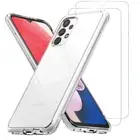 Entronix Bundle Compatible with Galaxy A35 - Clear Case & 2 Clear Screen Protect
