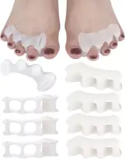 8Pcs Toe Spacers for Feet Women Men, Toe Separators to Correct Your Toes, Toe Sp