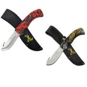 Elk Ridge Camo Gut Hook Skinner Knife - Fall