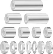 Chrome Silver Self-Adhesive Vinyl Pin Stripe Roll Decal Sticker Tape 9.80m 32ft - 19mm | 3/4", Universally Compatible for Cars, Trucks, Vans, Motorcycles, Bikes, Arts & Crafts