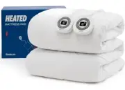 Bedsure Heated Mattress Pad King - Warmer with Memory & Preheat Functions 78x80