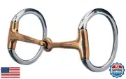 Weaver Leather Eggbutt Snaffle Bit , Stainless Steel, 5-1/2"