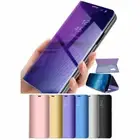 For Samsung Note S10 S9 S8 S7 S6 - 360° Electroplating Mirror Phone Stand Case