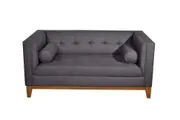 Calvin Claudia Lounge Suites 2-Seater Sofa - Dark Grey