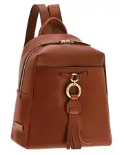 Backpack The Bridge Margherita Business Woman Leather Brown