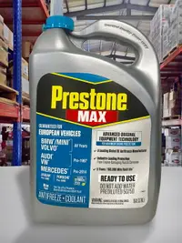 在飛比找樂天市場購物網優惠-『油工廠』PRESTONE MAX 50% 水箱精 青色 預