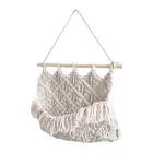 Macrame Wall Hanging Tapestry Storage Pocket for Farmhouse Dorm Tea Room