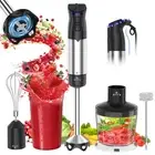 Immersion Blender Handheld 1200W, 5-in-1 Hand Blender Mixer for Kitchen with ...