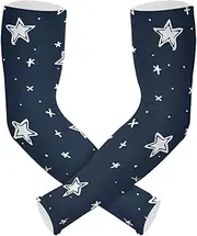 [Yoogain] UV Protection Arm Compression Sleeve Stars Compression Sleeves Cooling Feeling Strong Air Permeability cubre brazos, Stars