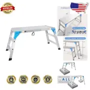 Rust-Resistant Aluminum Step Stool Ladder - 330 Lbs Capacity, Multi-Purpose Use